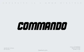 Commando Font