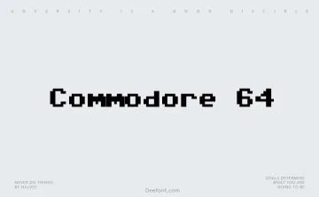 Commodore 64 Font