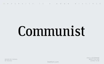 Communist Font