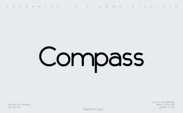 Compass Font