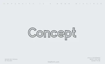 Concept Font