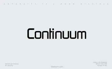 Continuum Font