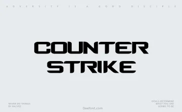 Counter-Strike Font