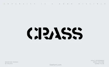 Crass Font
