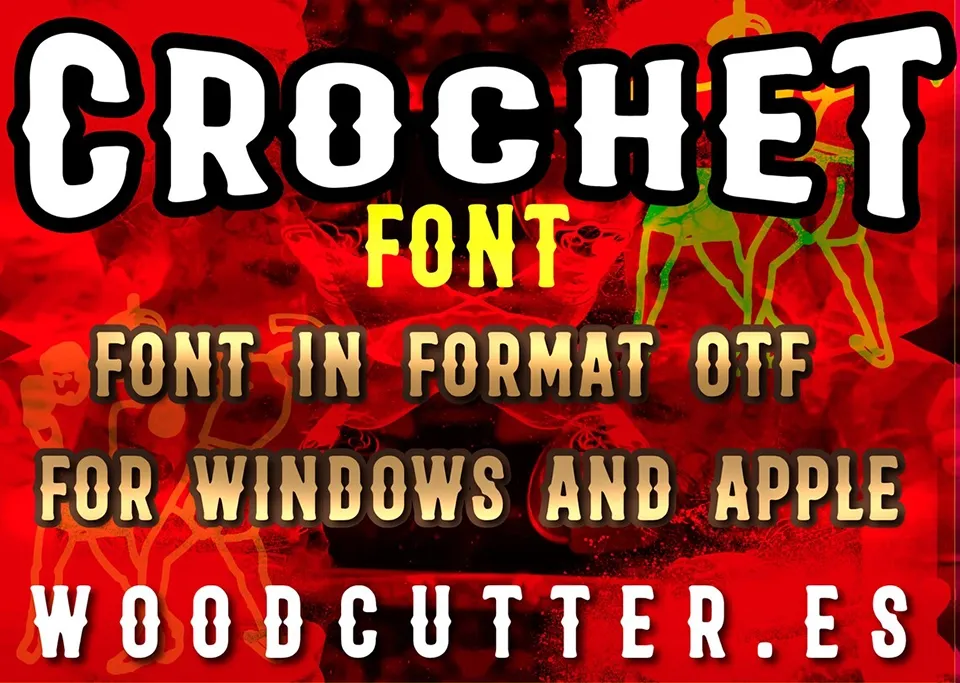 Crochet Font
