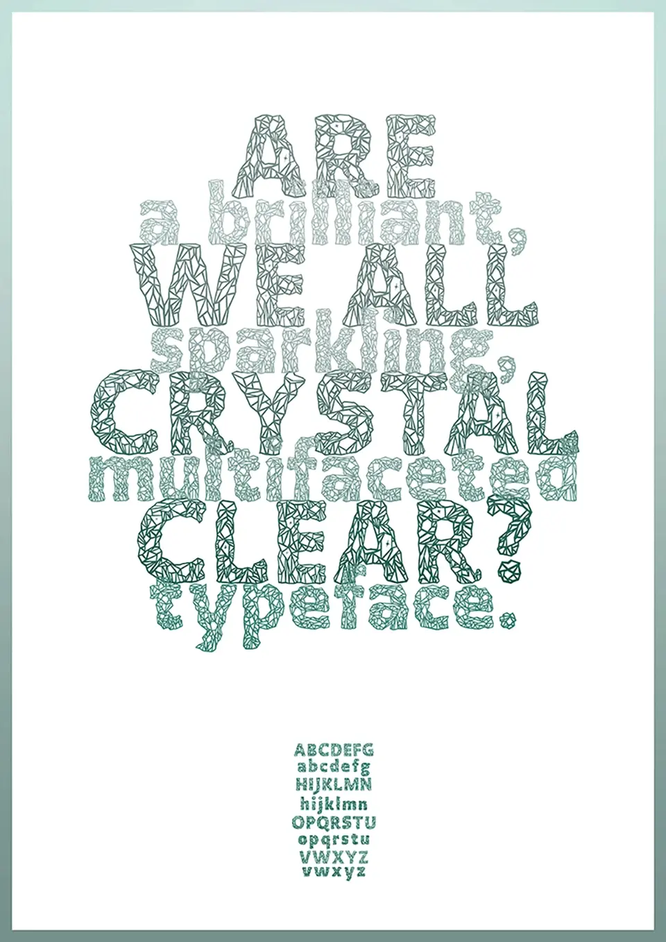 Crystalline Font