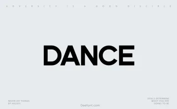 Dance Font