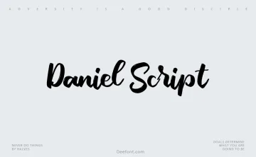 Daniel Script Font