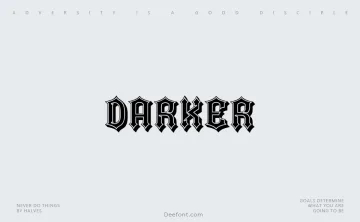 Darker Font