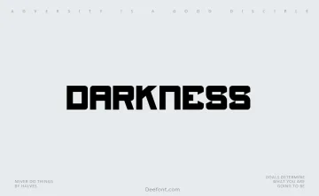 Darkness Font