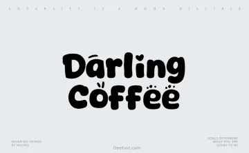 Darling Coffee Font