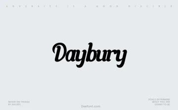 Daybury Font