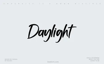 Daylight Font