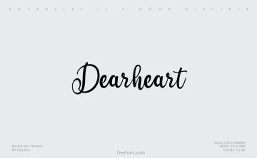 Dearheart Font