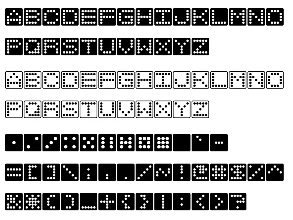 Dice Font