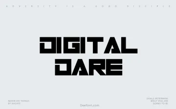 Digital Dare Font