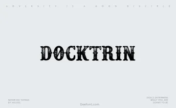 Docktrin Font