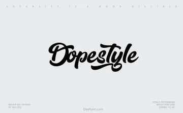 Dopestyle Font