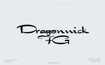 Dragonwick FG Font