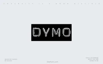 Dymo Font