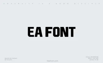 EA Font Font