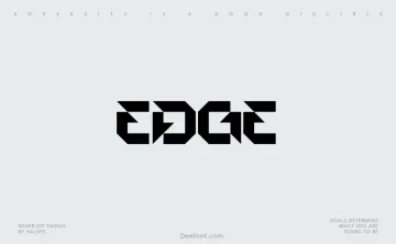 Edge Font