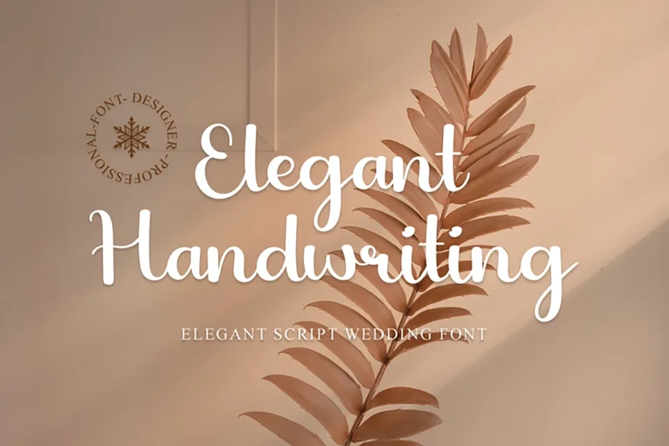 Elegant Handwriting Font