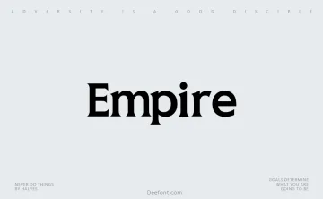 Empire Font