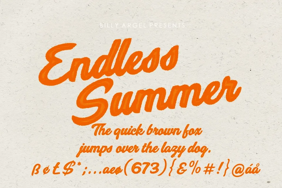 Endless Summer Font