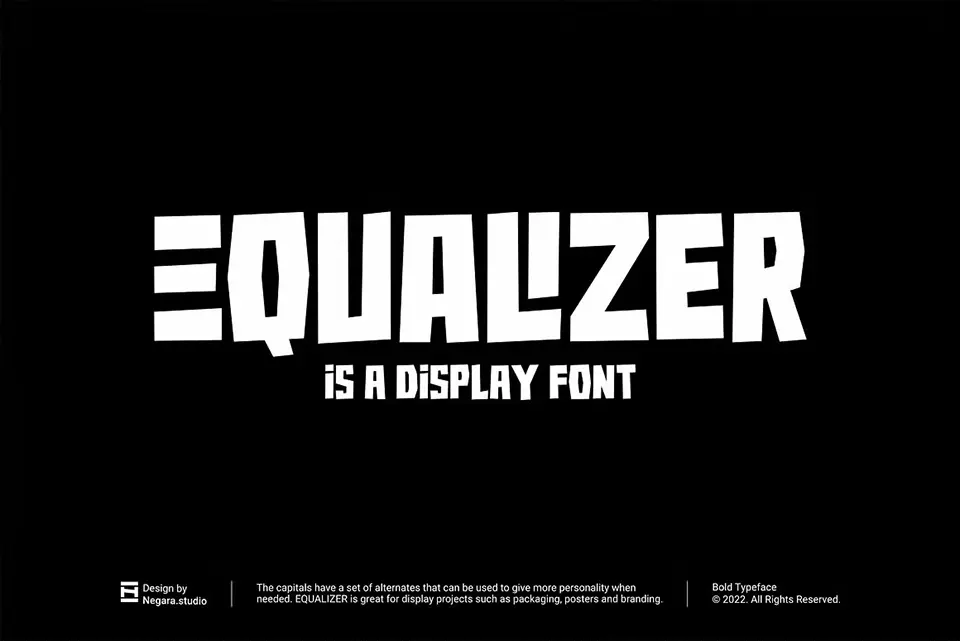 Equalizer Font