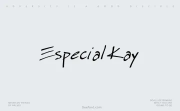 Especial Kay Font