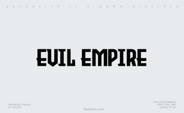 Evil Empire Font