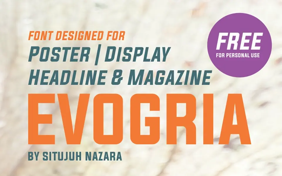 Evogria Font