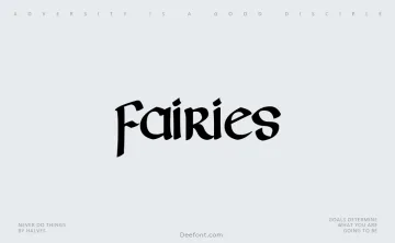 Fairies Font