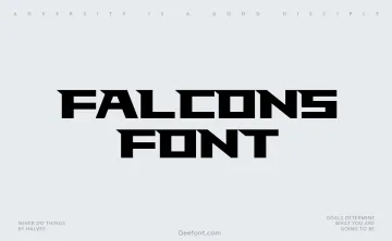 Falcons Font Font