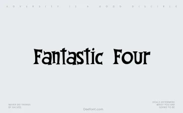 Fantastic Four Font