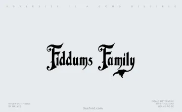 Fiddums Family Font