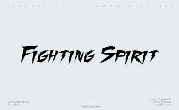 Fighting Spirit Font
