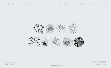 Fireworks Font