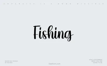 Fishing Font