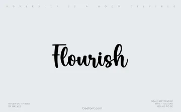 Flourish Font