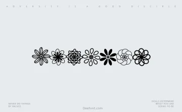 Flowery Font