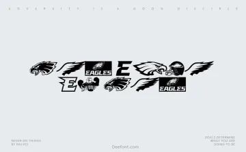 Fly Eagles Fly Font