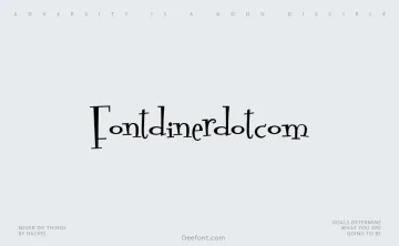Fontdinerdotcom Font