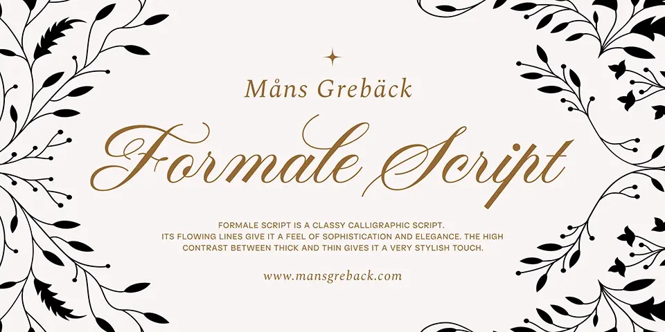 Formale Script Font