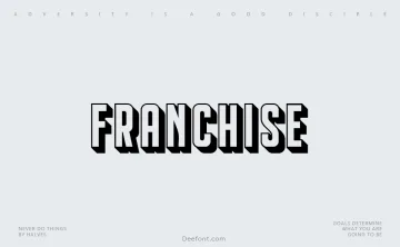 Franchise Font