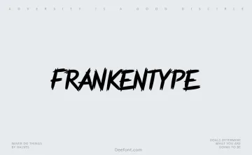 Frankentype Font