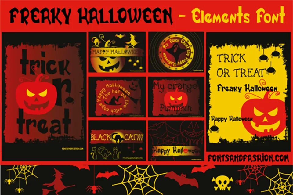 Freaky Halloween Font