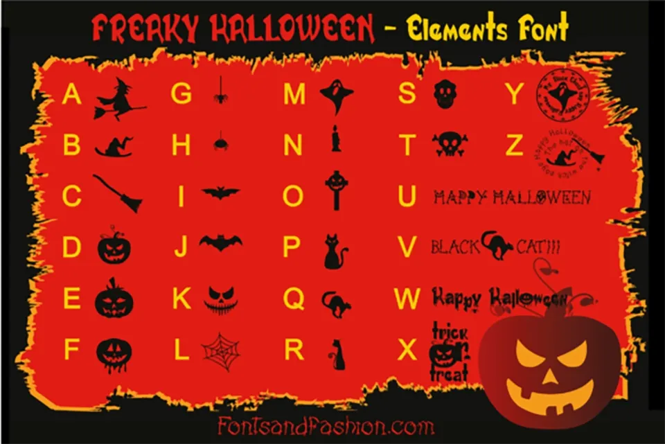 Freaky Halloween Font