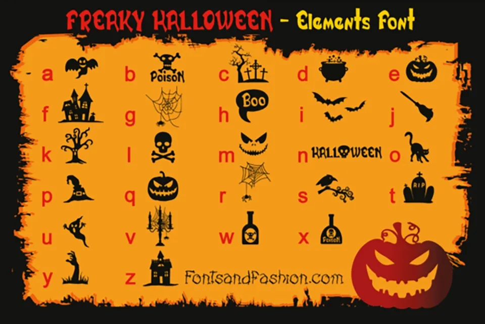 Freaky Halloween Font